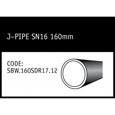 Marley Polyethylene J-Pipe 160mm SN16 - SBW.160SDR17.12